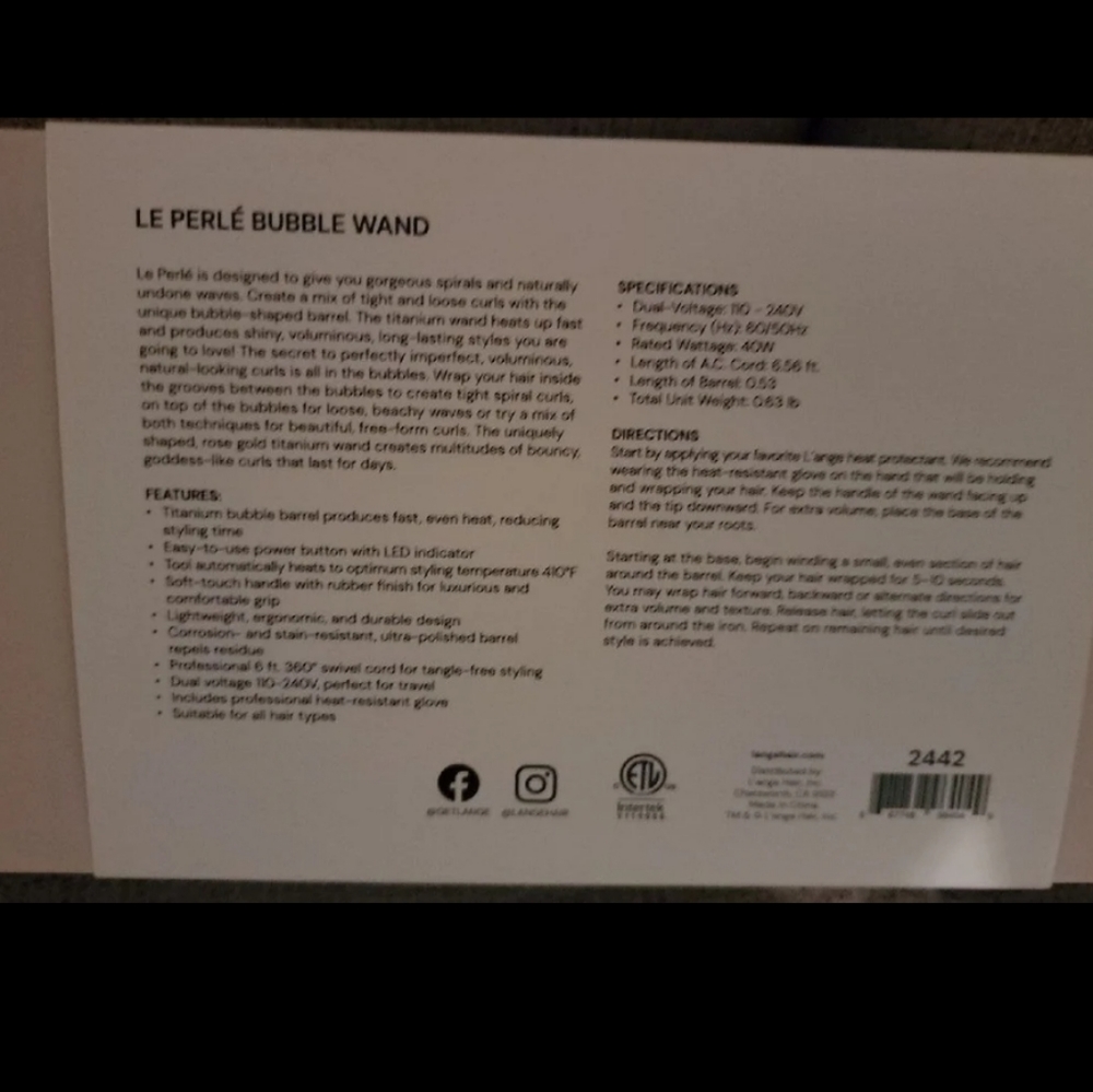 LANGE LE PERLE - Picture 5 of 5
